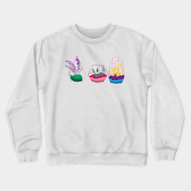 Terrariums Crewneck Sweatshirt by Velen's Art